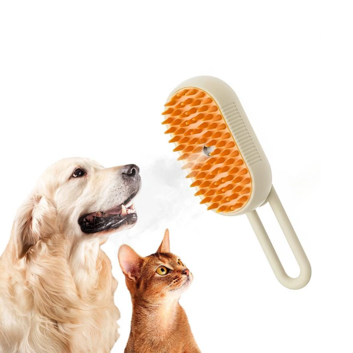 FurMist — 3-in-1 Steam Grooming Brush for pets