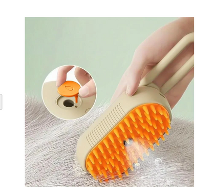 FurMist — 3-in-1 Steam Grooming Brush for pets
