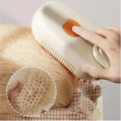 FurMist — 3-in-1 Steam Grooming Brush for pets