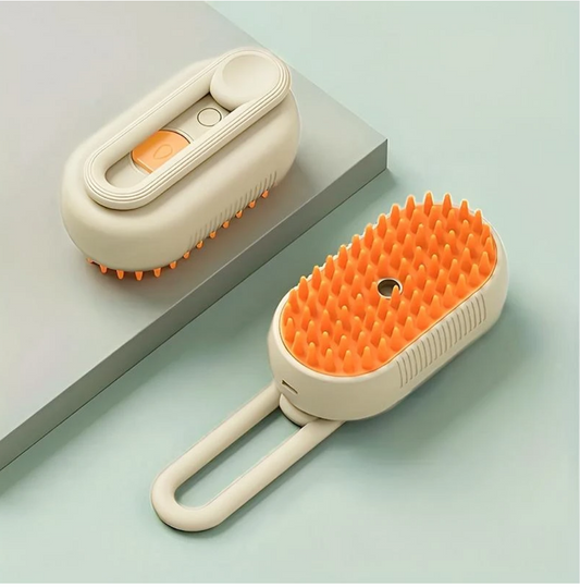 FurMist — 3-in-1 Steam Grooming Brush for pets